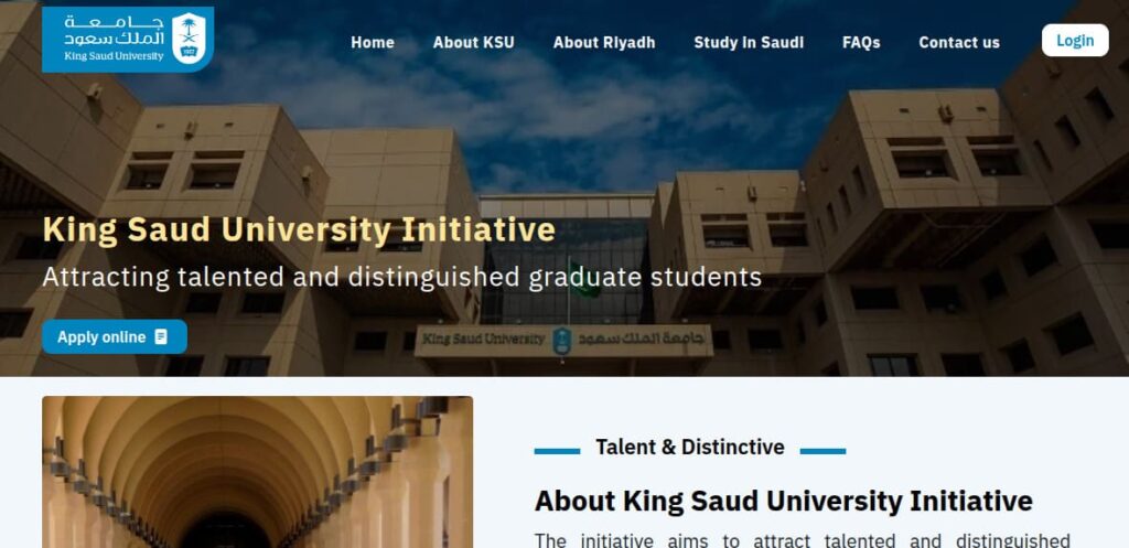 King Saud University PhD Scholarship